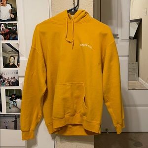 Shadow Hill Yellow Hoodie